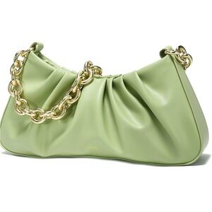 Green Chain Shoulder Bag